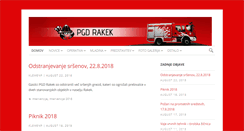 Desktop Screenshot of pgd-rakek.si